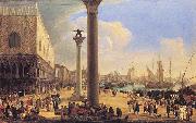 unknow artist The Dock Facing the Doge's Palace oil painting on canvas